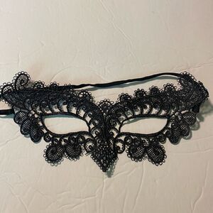 Black MASQUERADE Ball dance MASK Fancy lace Costume Party Flapper